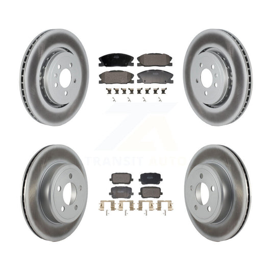 Coated Disc Rotors and Semi-Metallic Brake Pads Kit-KGF-103141 - Kit.bestparts.ca