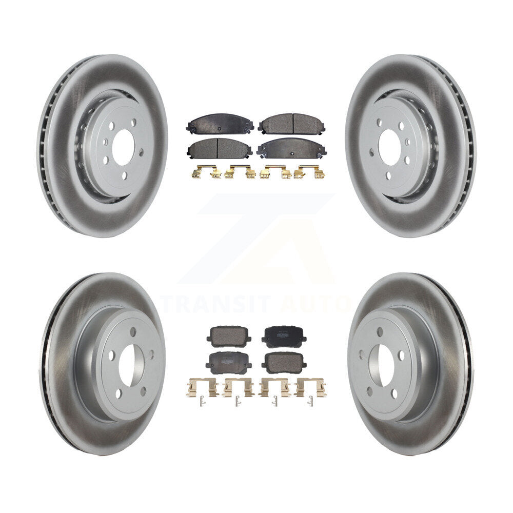 Coated Disc Rotors and Semi-Metallic Brake Pads Kit-KGF-103142 - Kit.bestparts.ca