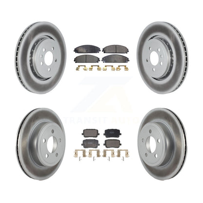 Coated Disc Rotors and Semi-Metallic Brake Pads Kit-KGF-103142 - Kit.bestparts.ca