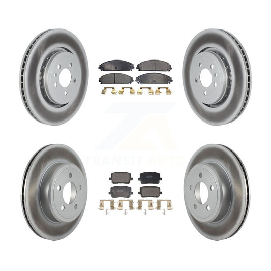 Coated Disc Rotors and Semi-Metallic Brake Pads Kit-KGF-103142 - Kit.bestparts.ca