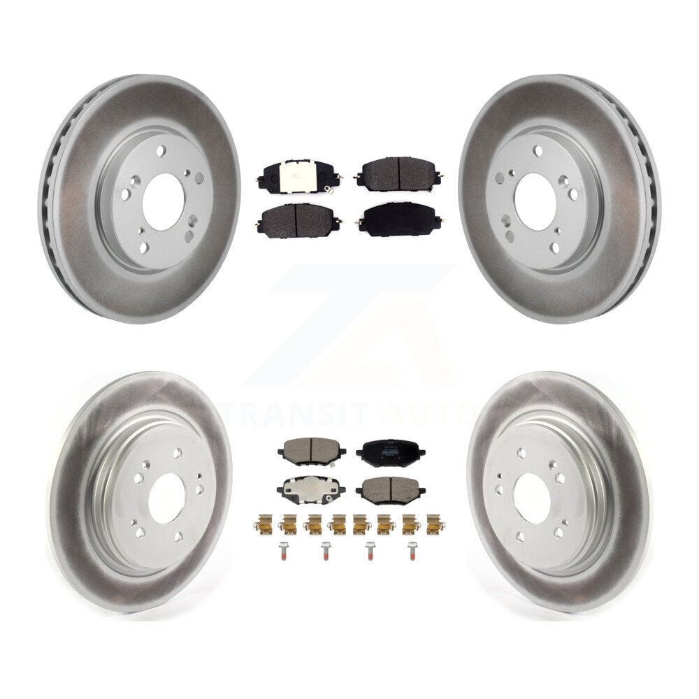 Coated Disc Rotors and Semi-Metallic Brake Pads Kit-KGF-103145 - Kit.bestparts.ca Kit.bestparts.ca
