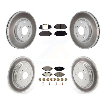 Coated Disc Rotors and Semi-Metallic Brake Pads Kit-KGF-103145 - Kit.bestparts.ca