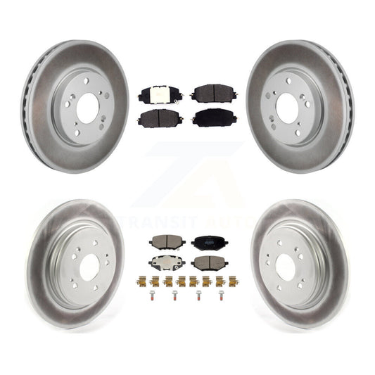 Coated Disc Rotors and Semi-Metallic Brake Pads Kit-KGF-103145 - Kit.bestparts.ca