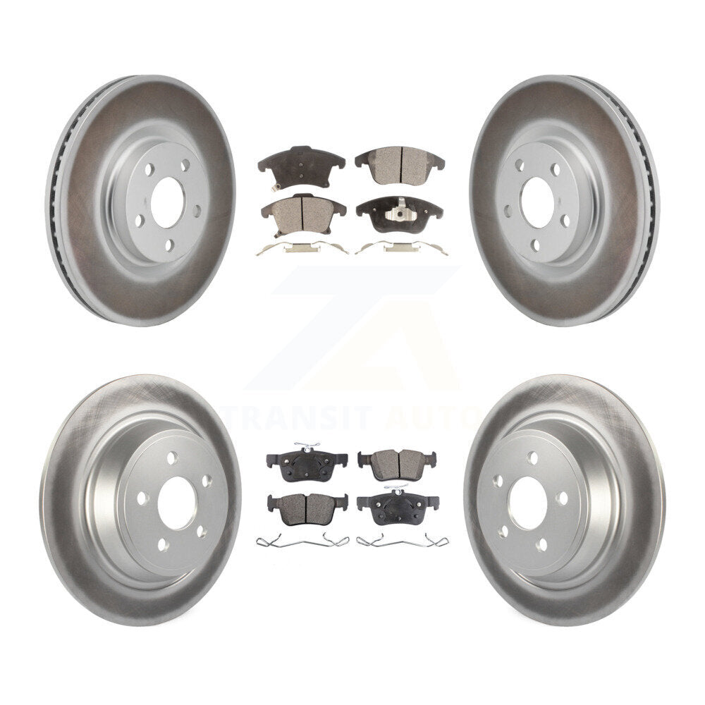 Coated Disc Rotors and Semi-Metallic Brake Pads Kit-KGF-103148 - Kit.bestparts.ca Kit.bestparts.ca