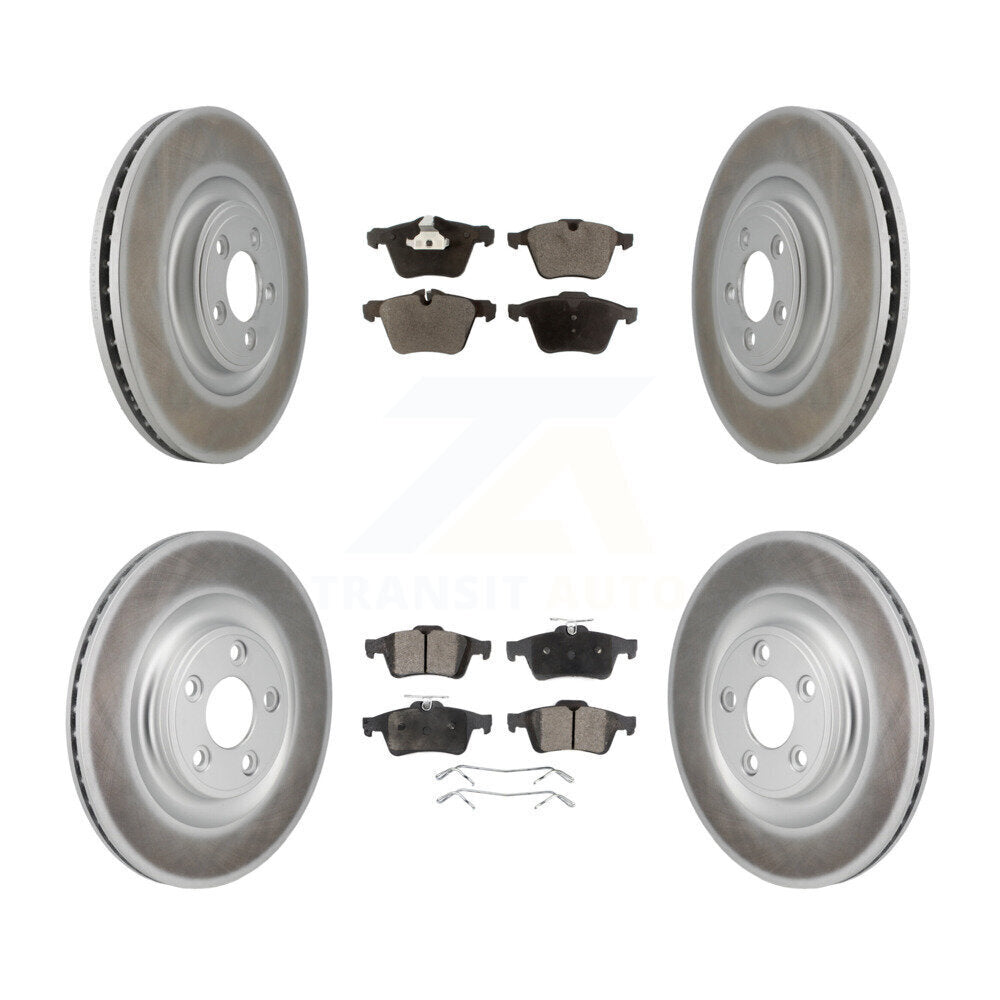 Coated Disc Rotors and Semi-Metallic Brake Pads Kit-KGF-103178 - Kit.bestparts.ca