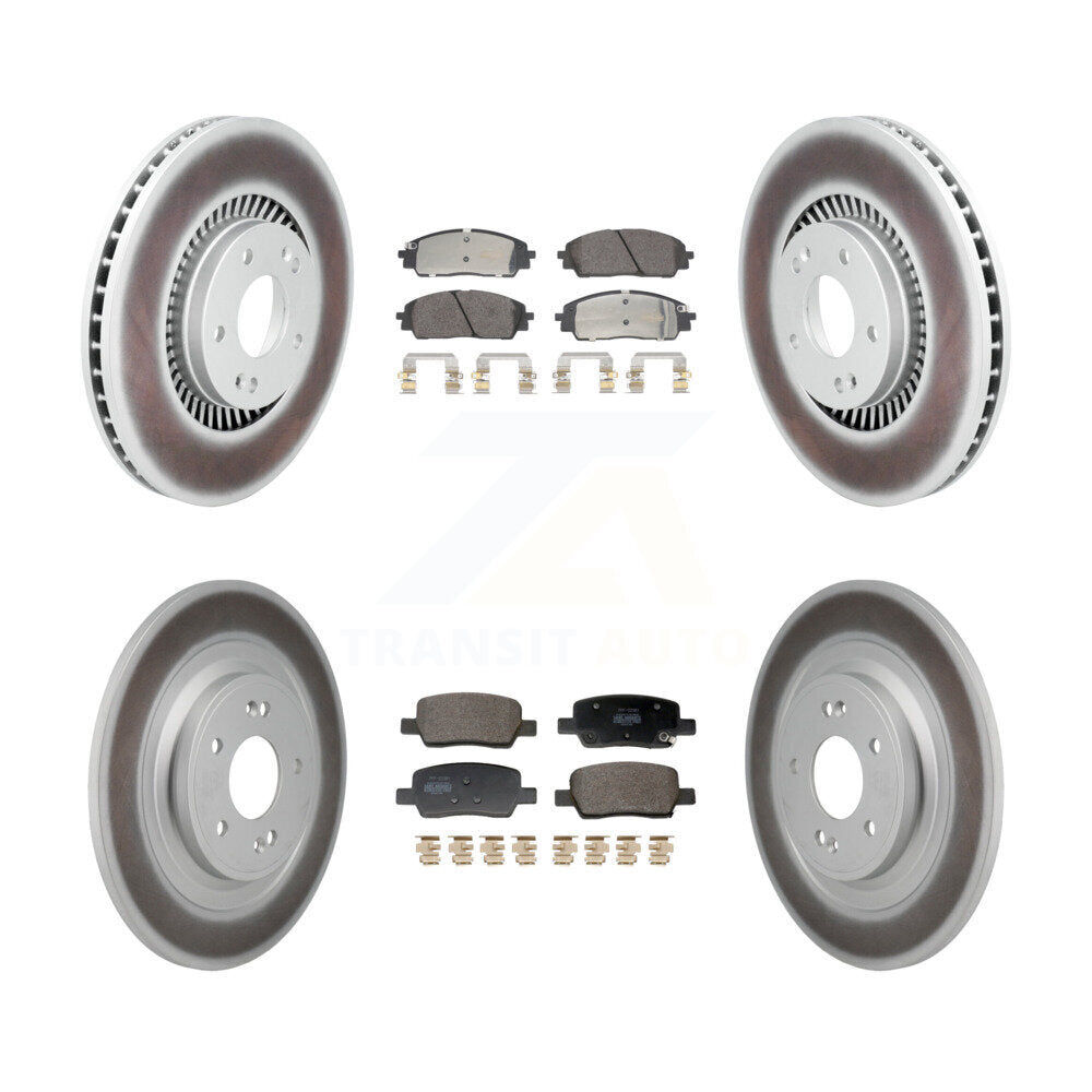 Disc Rotors and Semi-Metallic Brake Pads Kit-KGF-103188 - Kit.bestparts.ca