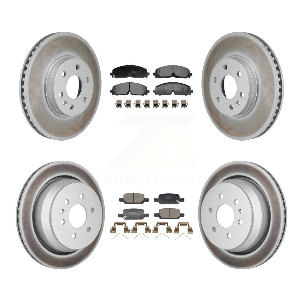 Disc Rotors and Semi-Metallic Brake Pads Kit-KGF-103193 - Kit.bestparts.ca