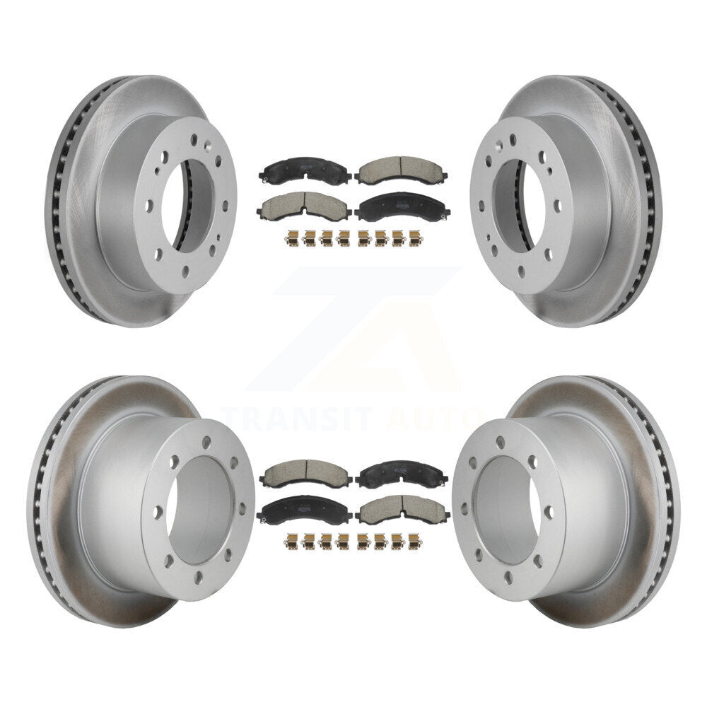 Coated Disc Rotors and Semi-Metallic Brake Pads Kit-KGF-103198 - Kit.bestparts.ca