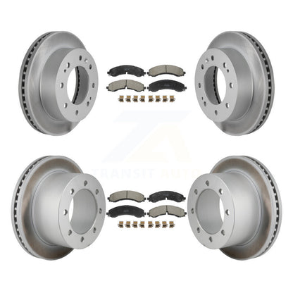 Coated Disc Rotors and Semi-Metallic Brake Pads Kit-KGF-103198 - Kit.bestparts.ca