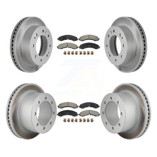 Coated Disc Rotors and Semi-Metallic Brake Pads Kit-KGF-103198 - Kit.bestparts.ca