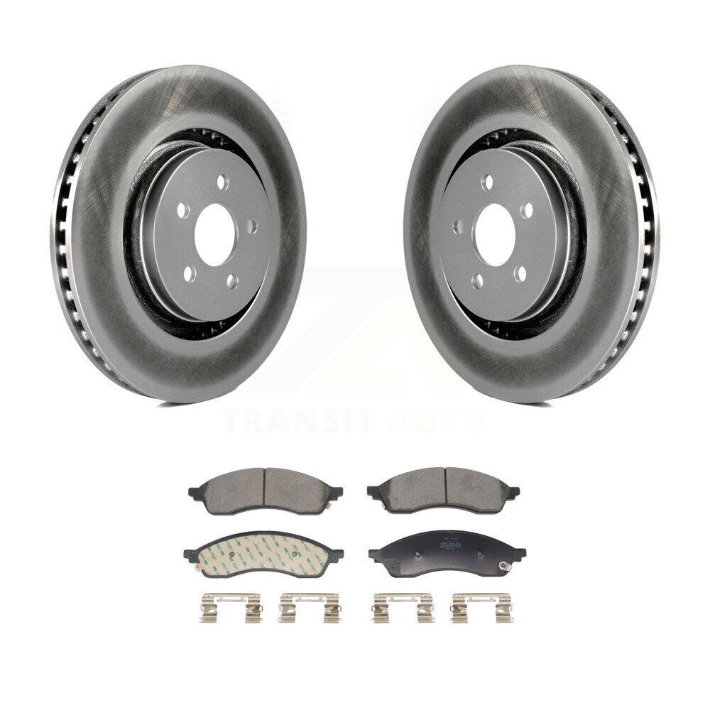 Coated Disc Rotors and Semi-Metallic Brake Pads Kit-KGF-103200 - Kit.bestparts.ca