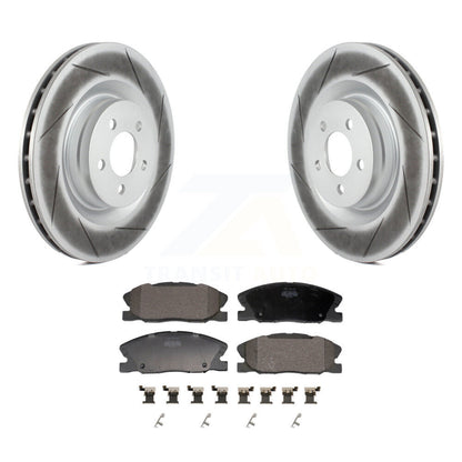 Coated Disc Rotors and Semi-Metallic Brake Pads Kit-KGF-103223 - Kit.bestparts.ca