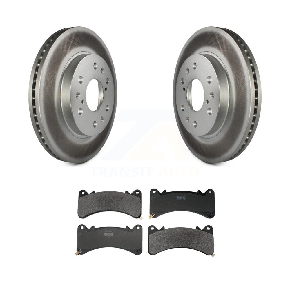Coated Disc Rotors and Semi-Metallic Brake Pads Kit-KGF-103224 - Kit.bestparts.ca