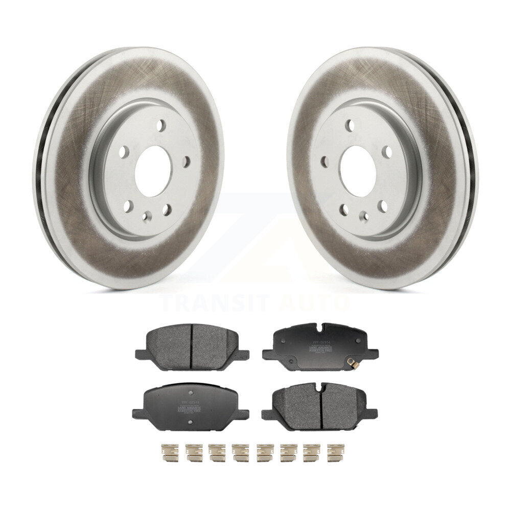 Coated Disc Rotors and Semi-Metallic Brake Pads Kit-KGF-103242 - Kit.bestparts.ca