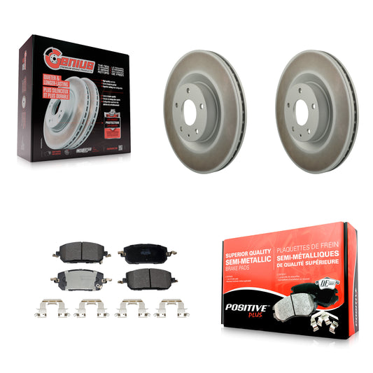 Disc Rotors and Semi-Metallic Brake Pads Kit-KGF-103256