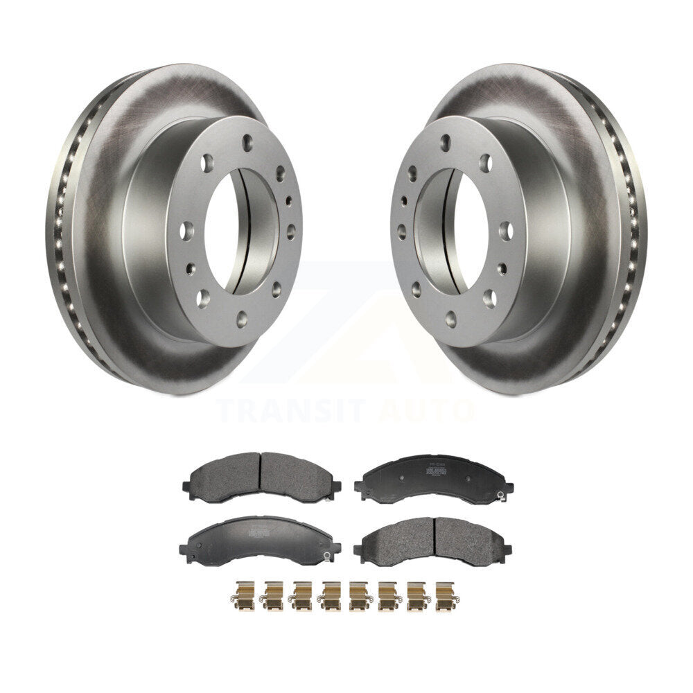 Coated Disc Rotors and Semi-Metallic Brake Pads Kit-KGF-103257 - Kit.bestparts.ca