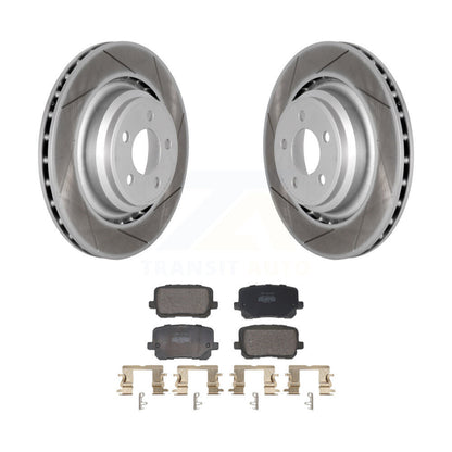 Coated Slotted Disc Rotors and Semi-Metallic Brake Pads Kit-KGF-103282 - Kit.bestparts.ca