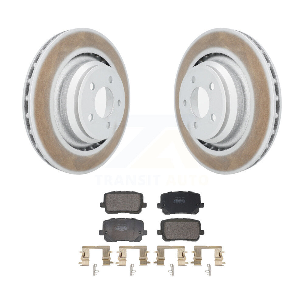 Coated Disc Rotors and Semi-Metallic Brake Pads Kit-KGF-103283 - Kit.bestparts.ca