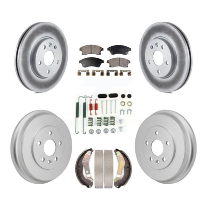 Coated Disc Rotors and Semi-Metallic Brake Pads Kit-KGF-103332 - Kit.bestparts.ca