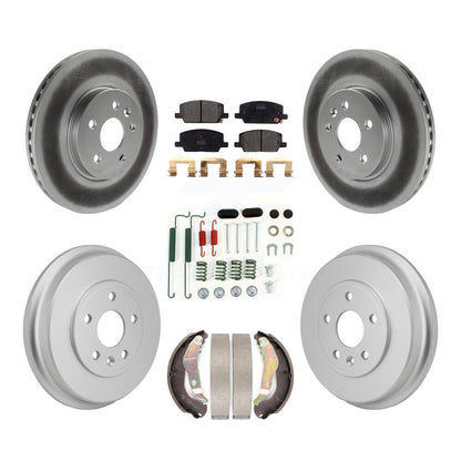 Coated Disc Rotors and Semi-Metallic Brake Pads Kit-KGF-103335 - Kit.bestparts.ca