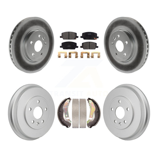 Coated Disc Rotors and Semi-Metallic Brake Pads Kit-KGF-103338 - Kit.bestparts.ca