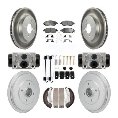 Coated Disc Rotors and Semi-Metallic Brake Pads Kit-KGF-103347 - Kit.bestparts.ca