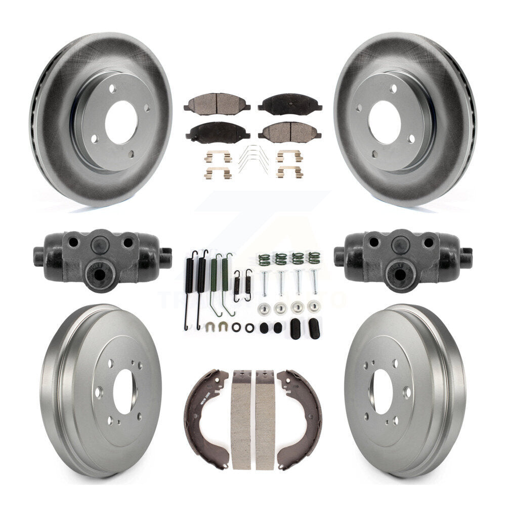 Coated Disc Rotors and Semi-Metallic Brake Pads Kit-KGF-103348 - Kit.bestparts.ca
