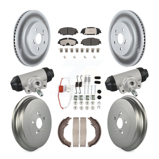 Coated Disc Rotors and Semi-Metallic Brake Pads Kit-KGF-103352