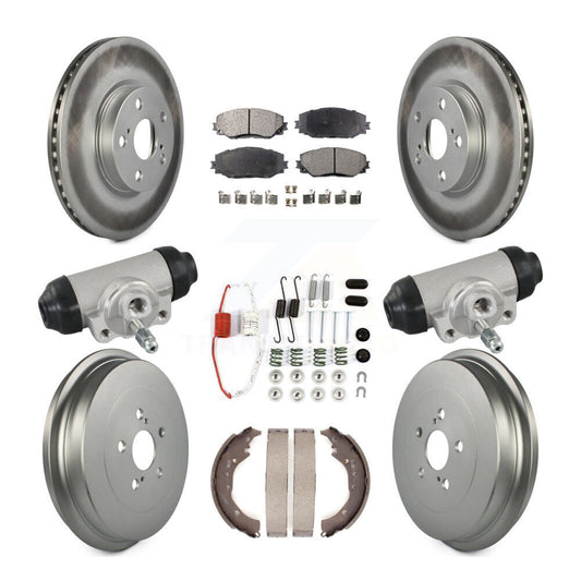Coated Disc Rotors and Semi-Metallic Brake Pads Kit-KGF-103353