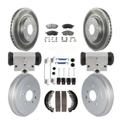 Coated Disc Rotors and Semi-Metallic Brake Pads Kit-KGF-103356