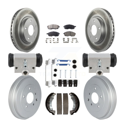 Coated Disc Rotors and Semi-Metallic Brake Pads Kit-KGF-103356