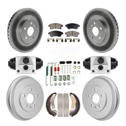 Coated Disc Rotors and Semi-Metallic Brake Pads Kit-KGF-103359 - Kit.bestparts.ca