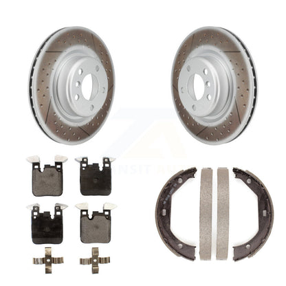 Coated Disc Rotors and Semi-Metallic Brake Pads Kit-KGF-103379 - Kit.bestparts.ca