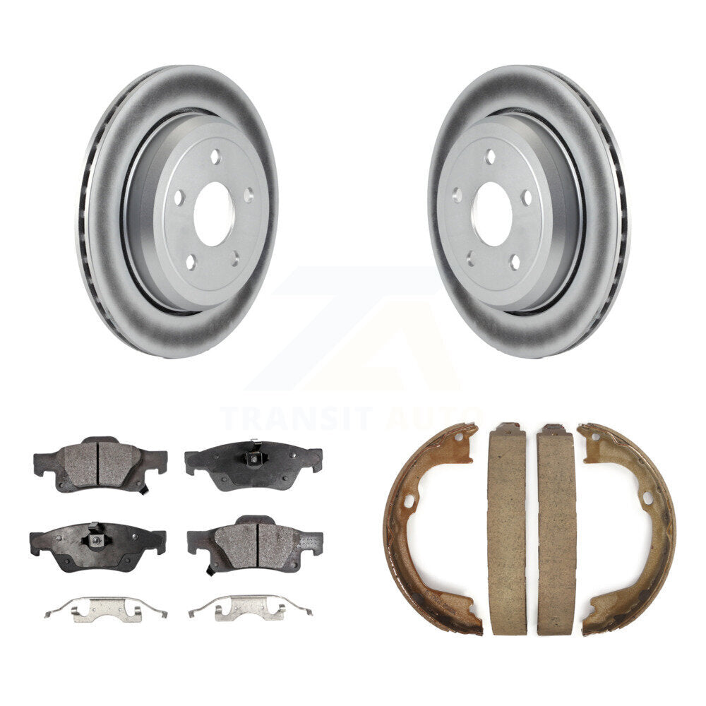 Coated Disc Rotors and Semi-Metallic Brake Pads Kit-KGF-103443 - Kit.bestparts.ca