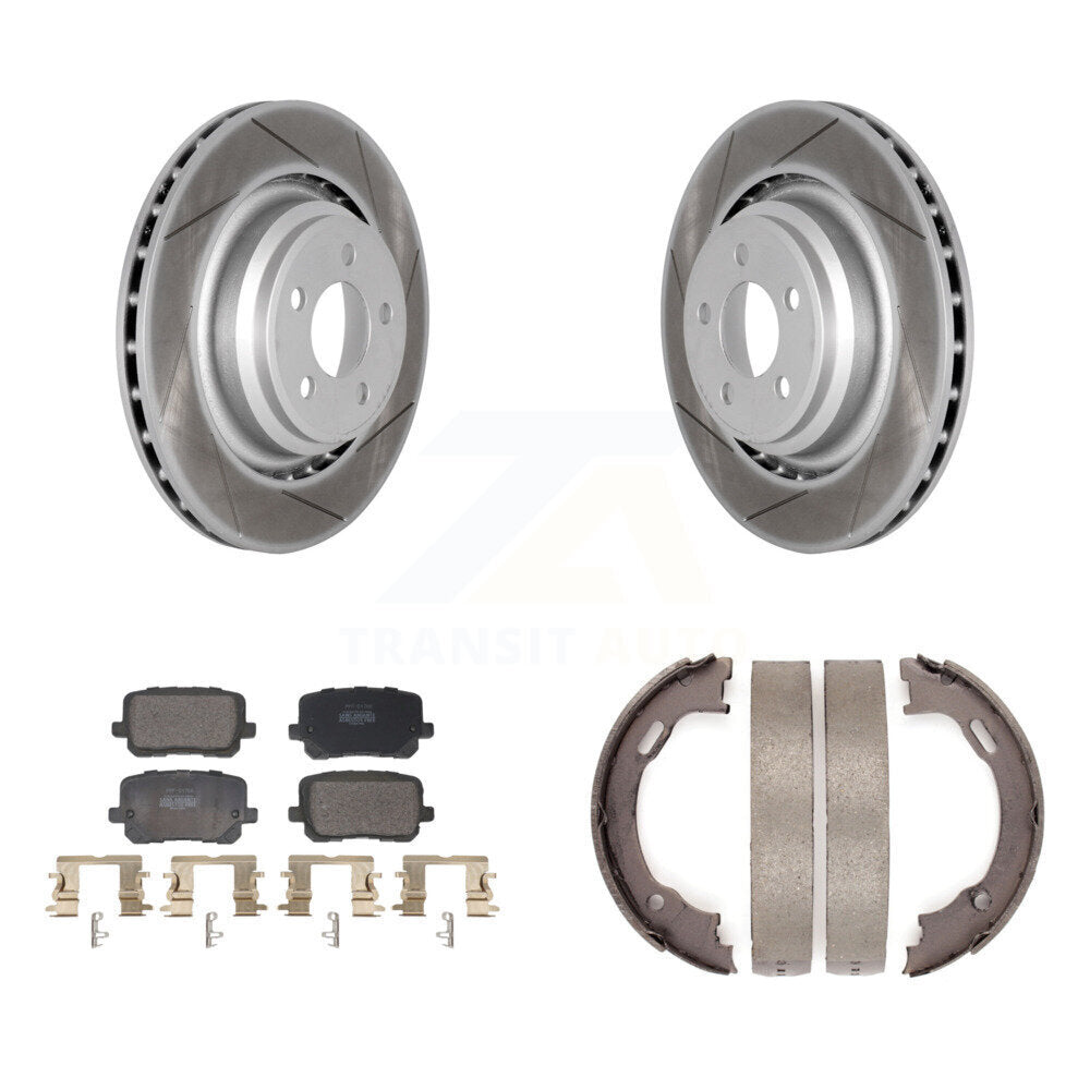 Coated Slotted Disc Rotors and Semi-Metallic Brake Pads Kit-KGF-103463 - Kit.bestparts.ca Kit.bestparts.ca
