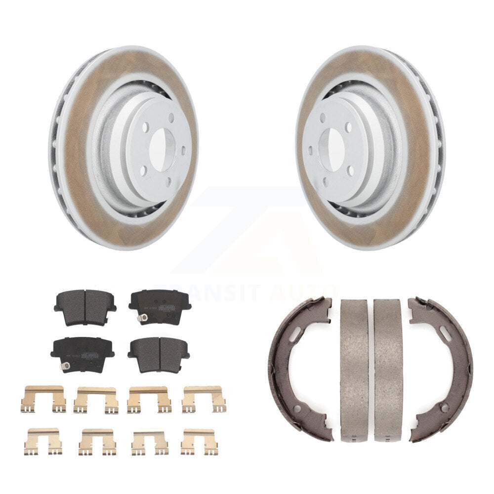 Coated Disc Rotors and Semi-Metallic Brake Pads Kit-KGF-103467 - Kit.bestparts.ca