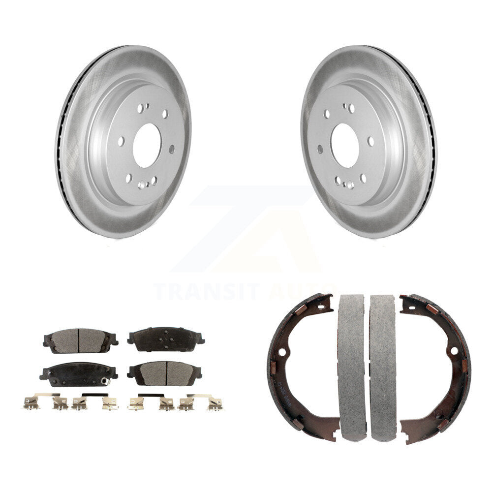 Coated Disc Rotors and Semi-Metallic Brake Pads Kit-KGF-103478 - Kit.bestparts.ca