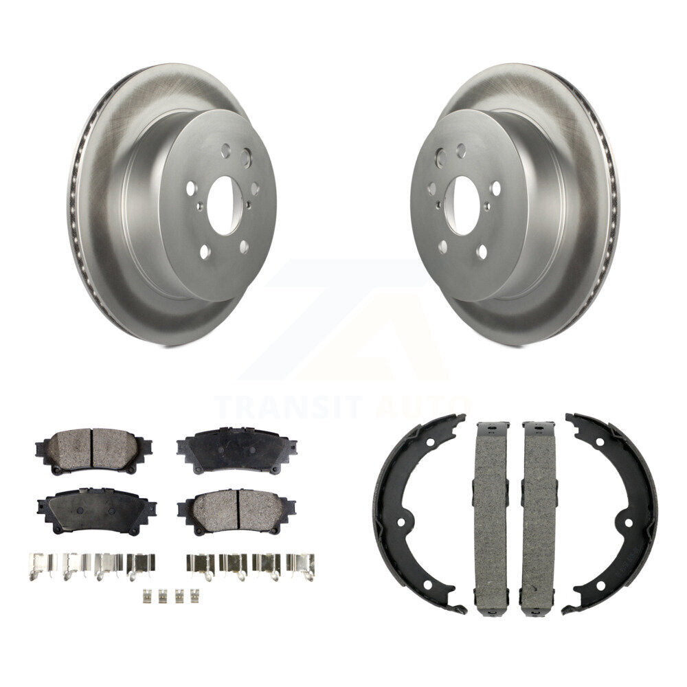 Coated Disc Rotors and Semi-Metallic Brake Pads Kit-KGF-103496 - Kit.bestparts.ca