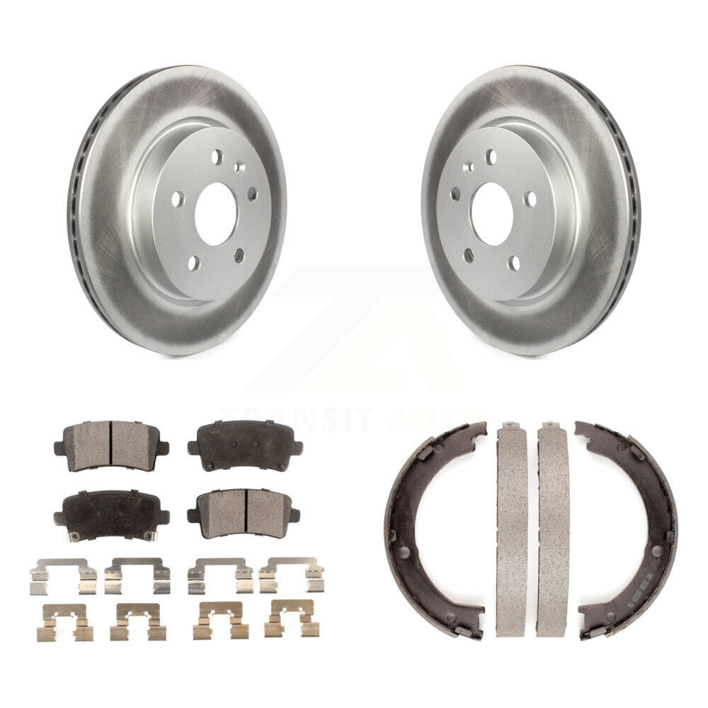 Coated Disc Rotors and Semi-Metallic Brake Pads Kit-KGF-103536 - Kit.bestparts.ca