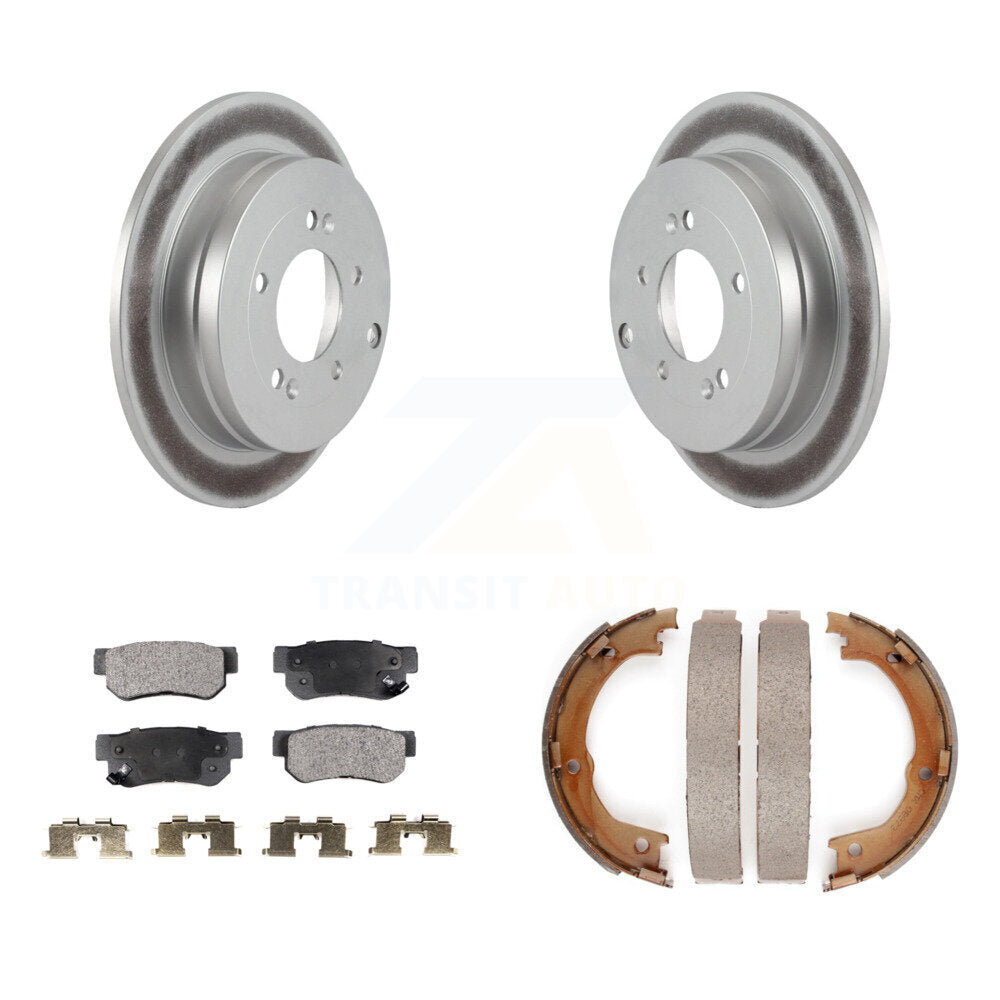 Coated Disc Rotors and Semi-Metallic Brake Pads Kit-KGF-103537 - Kit.bestparts.ca