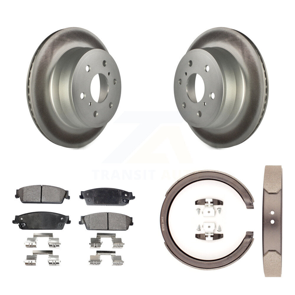 Coated Disc Rotors and Semi-Metallic Brake Pads Kit-KGF-103587 - Kit.bestparts.ca