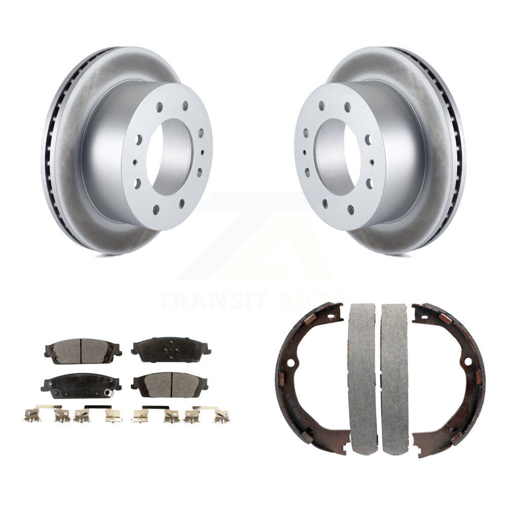 Coated Disc Rotors and Semi-Metallic Brake Pads Kit-KGF-103588 - Kit.bestparts.ca