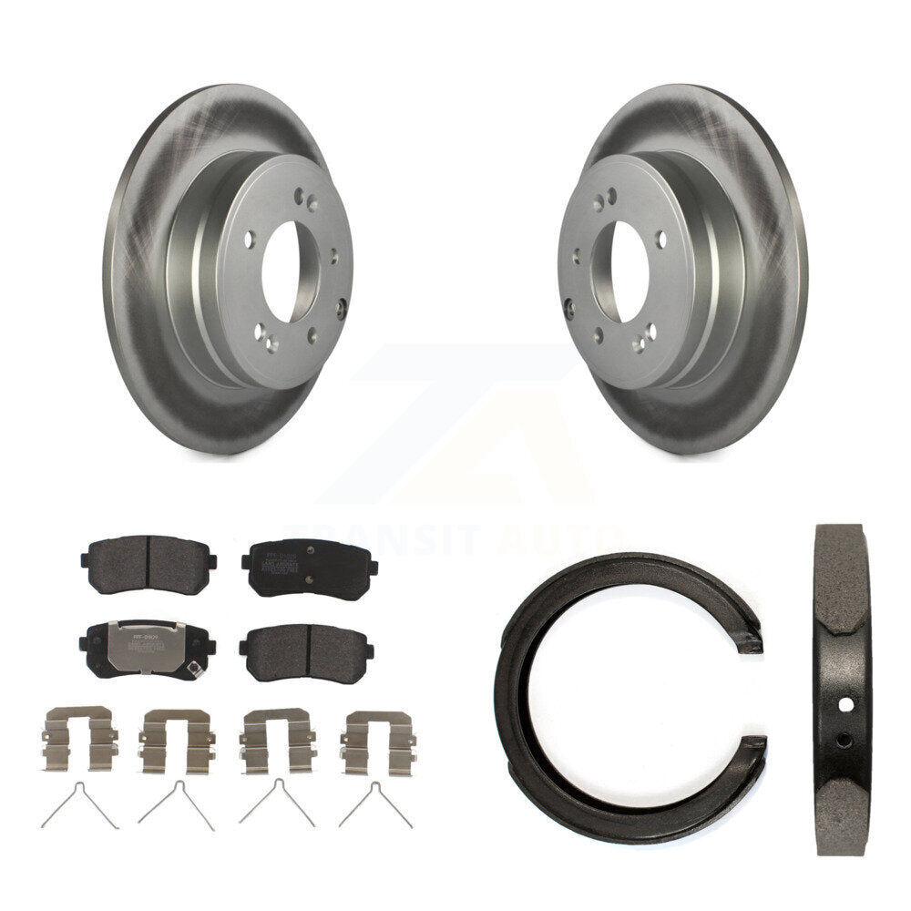 Coated Disc Rotors and Semi-Metallic Brake Pads Kit-KGF-103598 - Kit.bestparts.ca