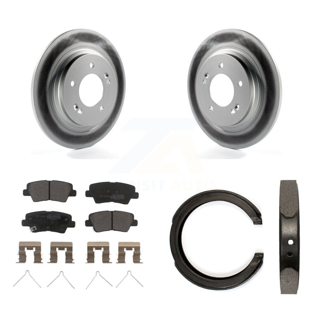 Coated Disc Rotors and Semi-Metallic Brake Pads Kit-KGF-103600 - Kit.bestparts.ca