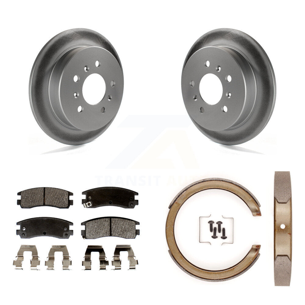 Coated Disc Rotors and Semi-Metallic Brake Pads Kit-KGF-103605 - Kit.bestparts.ca