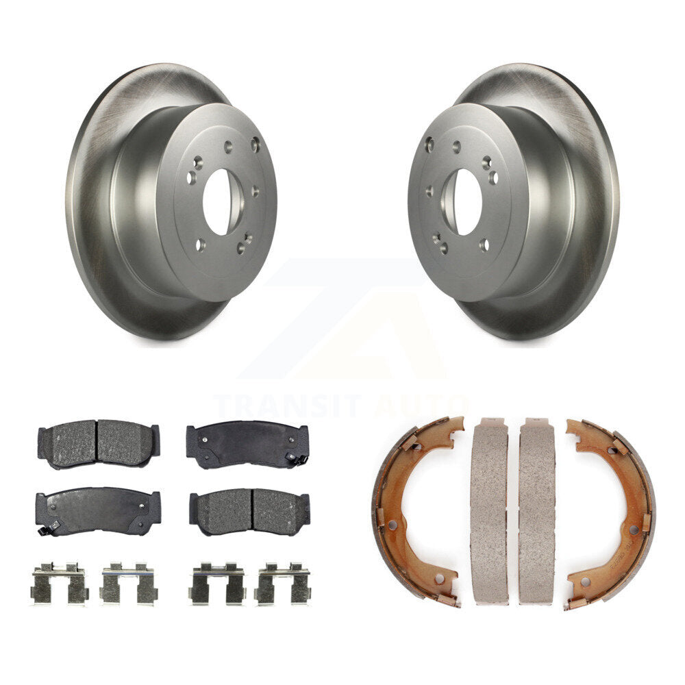 Coated Disc Rotors and Semi-Metallic Brake Pads Kit-KGF-103621 - Kit.bestparts.ca