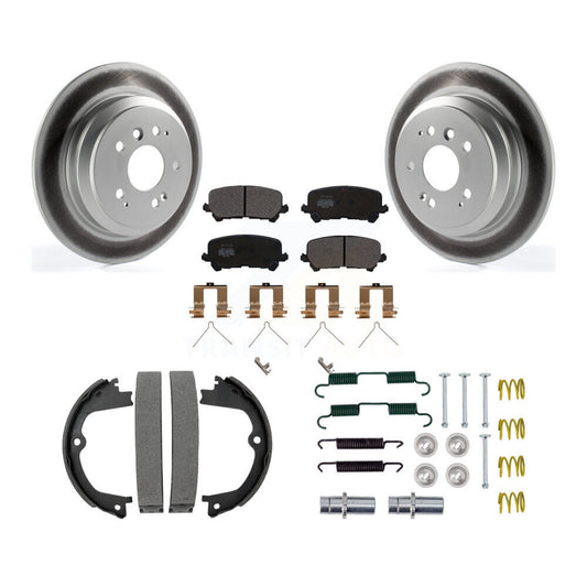 Coated Disc Rotors and Semi-Metallic Brake Pads Kit-KGF-103713 - Kit.bestparts.ca