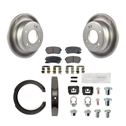 Coated Disc Rotors and Semi-Metallic Brake Pads Kit-KGF-103725 - Kit.bestparts.ca