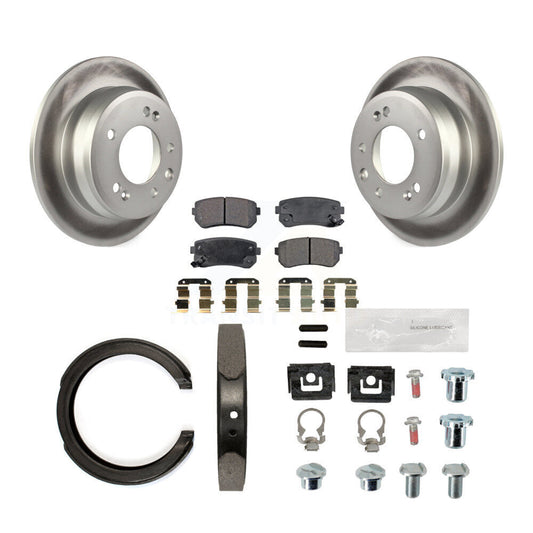 Coated Disc Rotors and Semi-Metallic Brake Pads Kit-KGF-103725 - Kit.bestparts.ca
