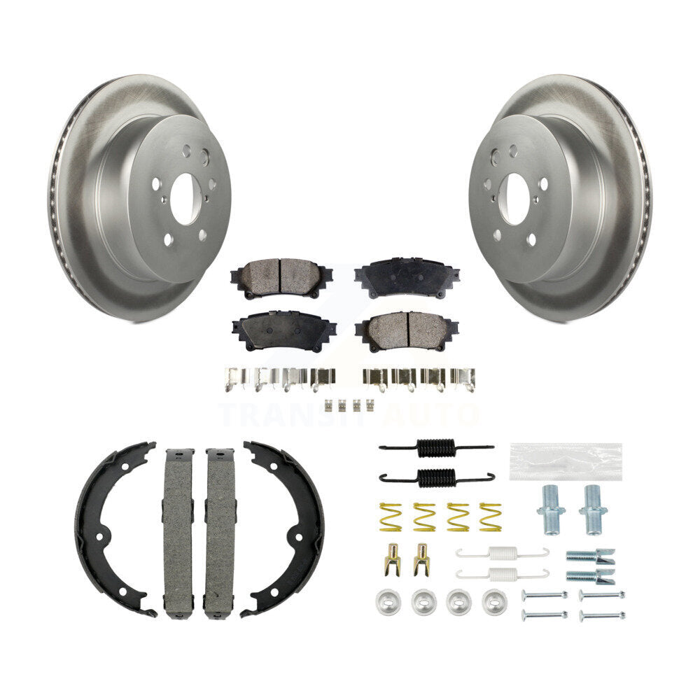Coated Disc Rotors and Semi-Metallic Brake Pads Kit-KGF-103730 - Kit.bestparts.ca